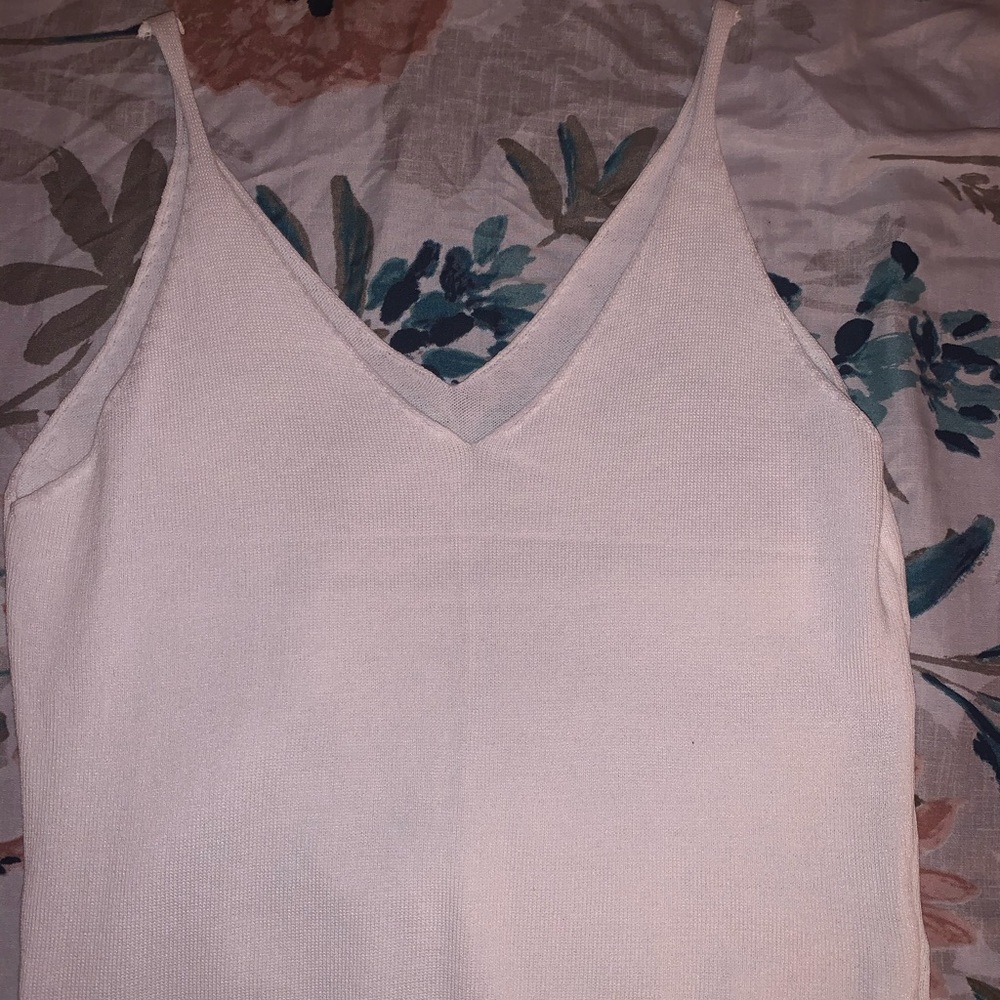 White see through top